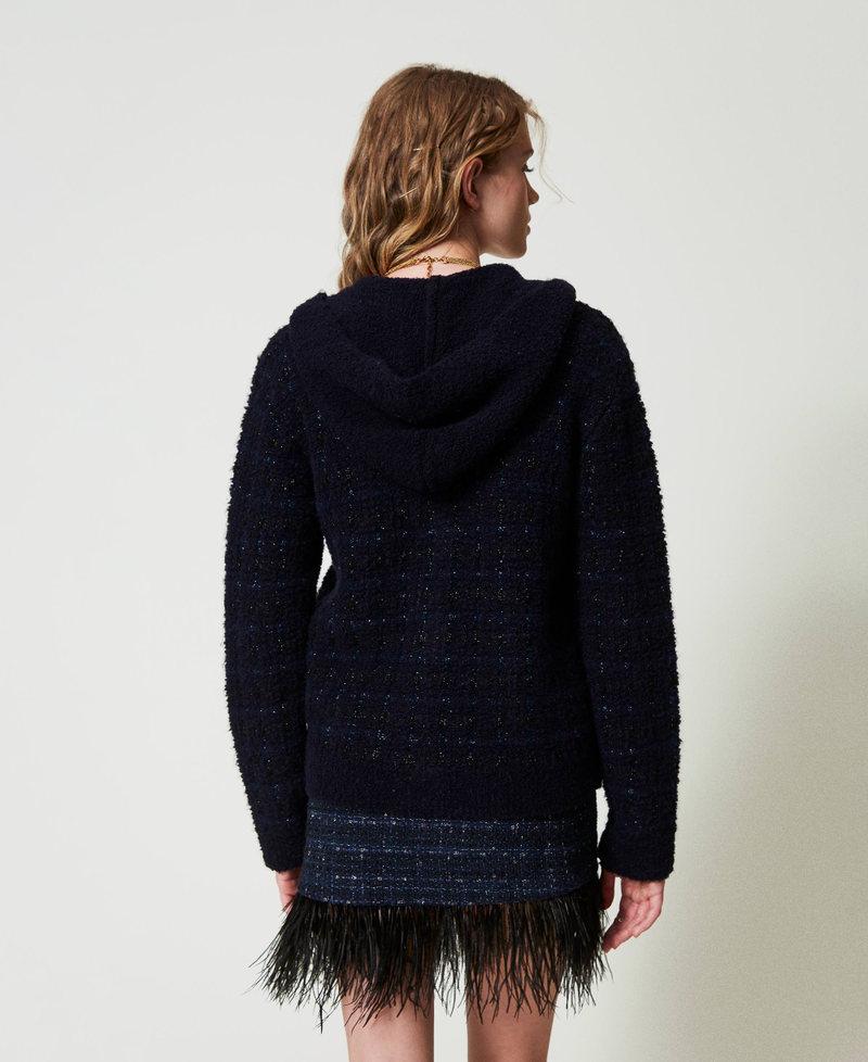 Scee by twin set Giacca in maglia jacquard check Offerta Pasqua