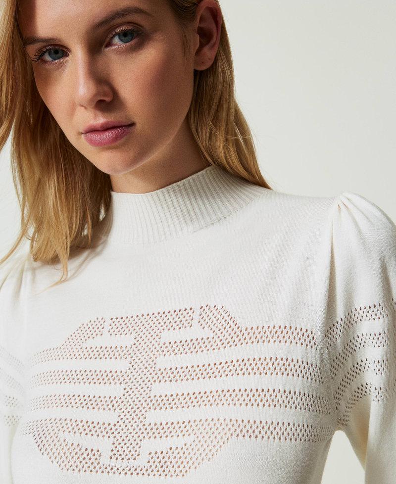 Scee by twin set Maglia lupetto con lavorazione Oval T Nuovi prodotti