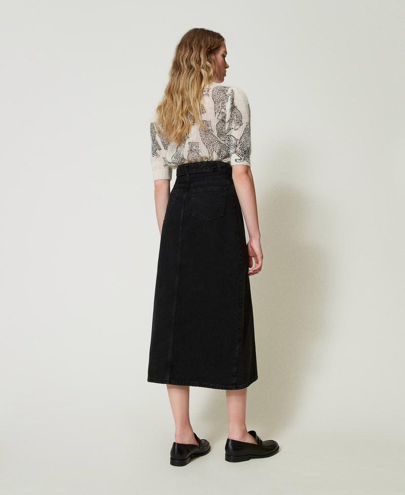 Scee by twin set Gonna in jeans con cintura Comprane uno, ottenene uno gratis