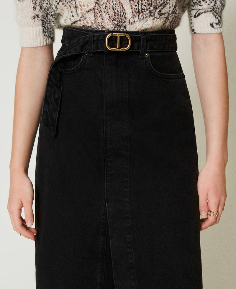 Scee by twin set Gonna in jeans con cintura Comprane uno, ottenene uno gratis