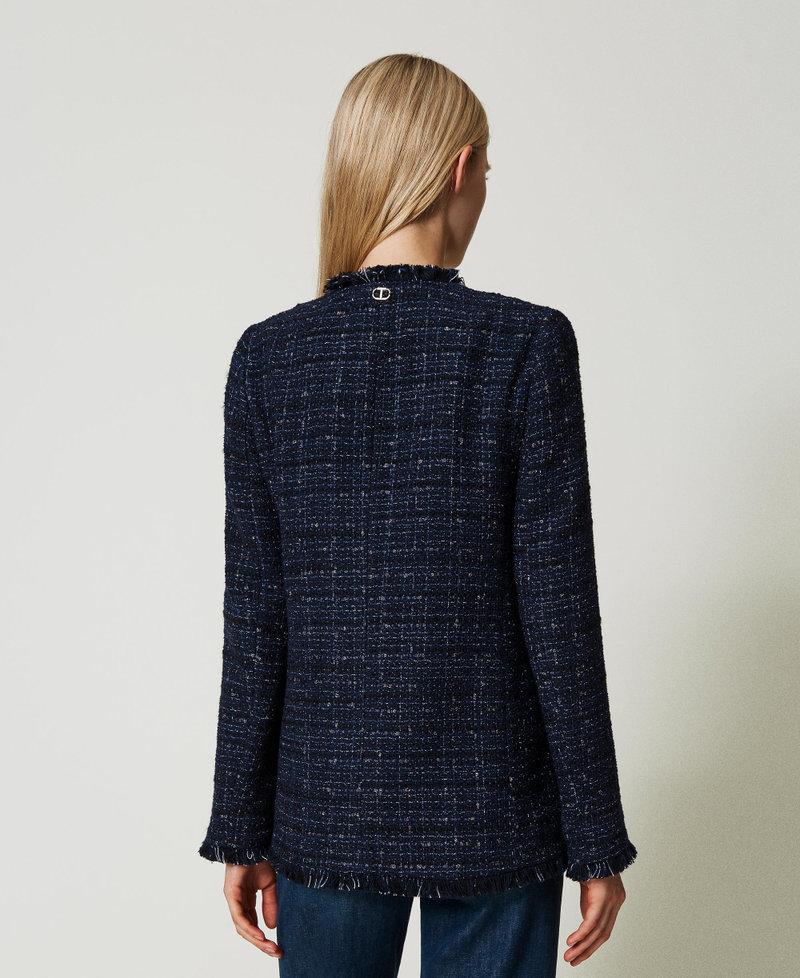 Scee by twin set Giacca bouclé con bottoni logati Offerte speciali