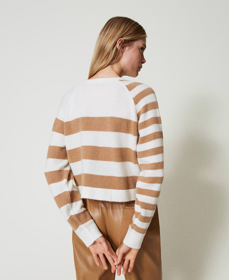 Scee by twin set Cardigan a righe bicolore Offerta speciale della fabbrica