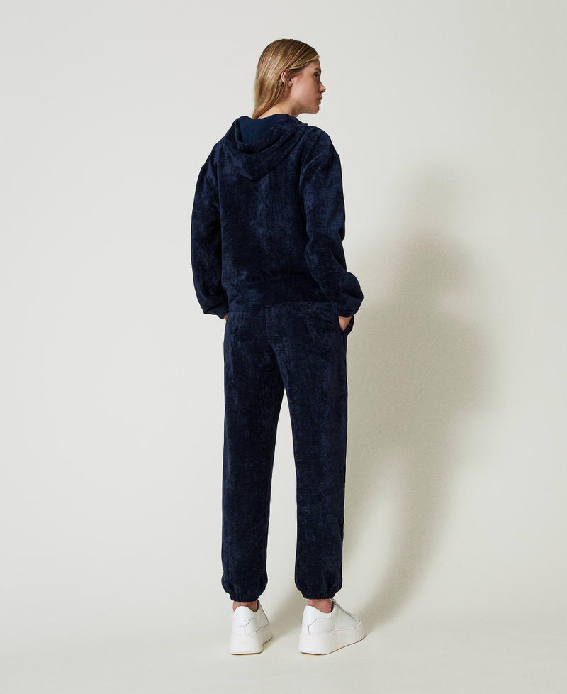 Scee by twin set Pantaloni joggers in velluto Sostegno trimestrale