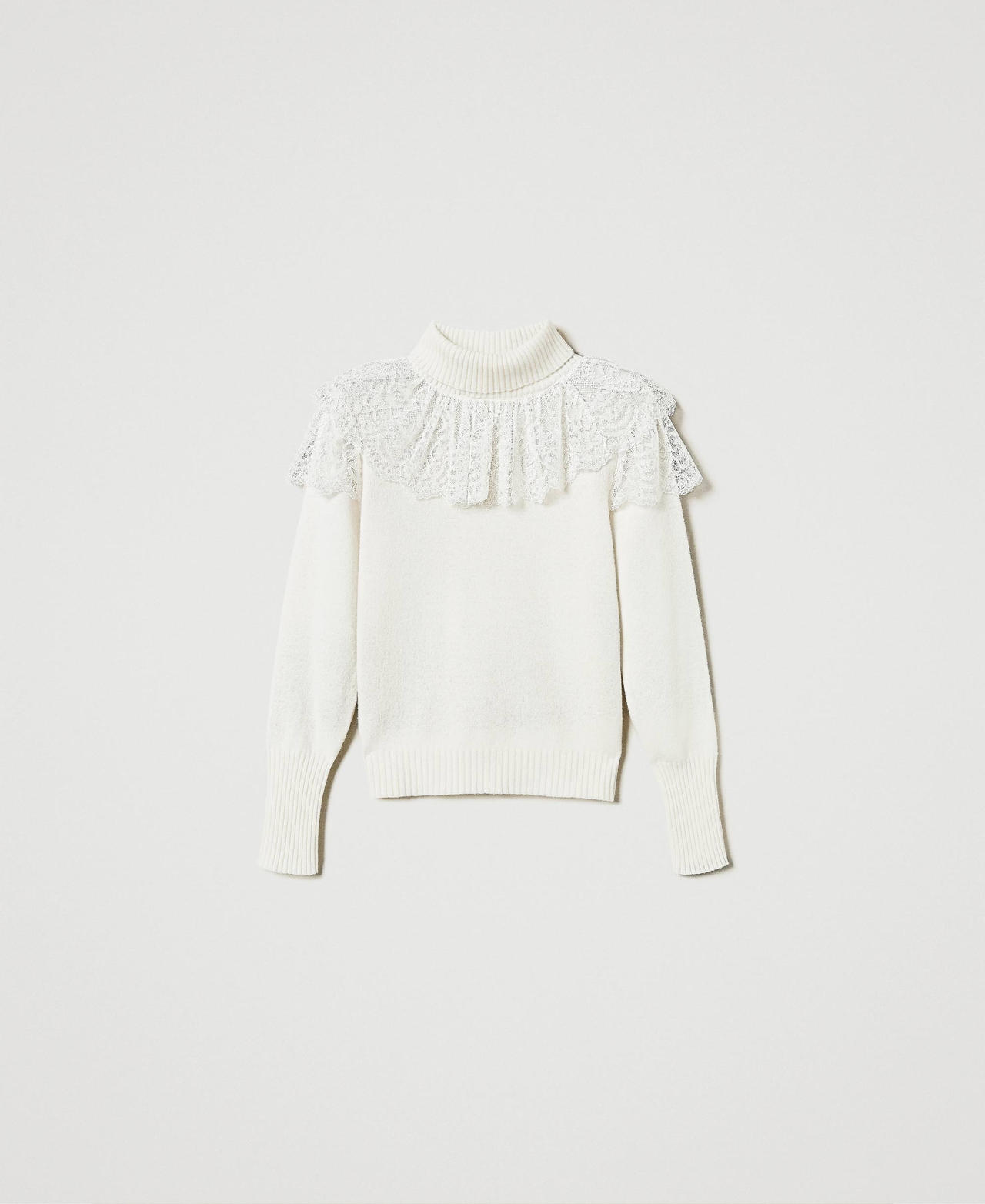 Scee by twin set Maglia dolcevita in lana e cashmere Sconti questo mese