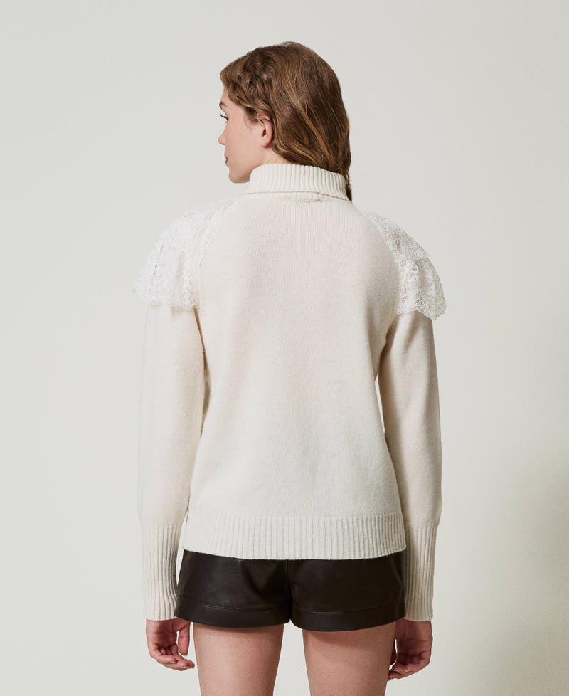 Scee by twin set Maglia dolcevita in lana e cashmere Sconti questo mese