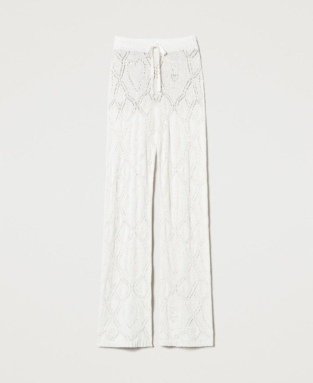 Scee by twin set Pantaloni seamless in filato Treeblend In Linea