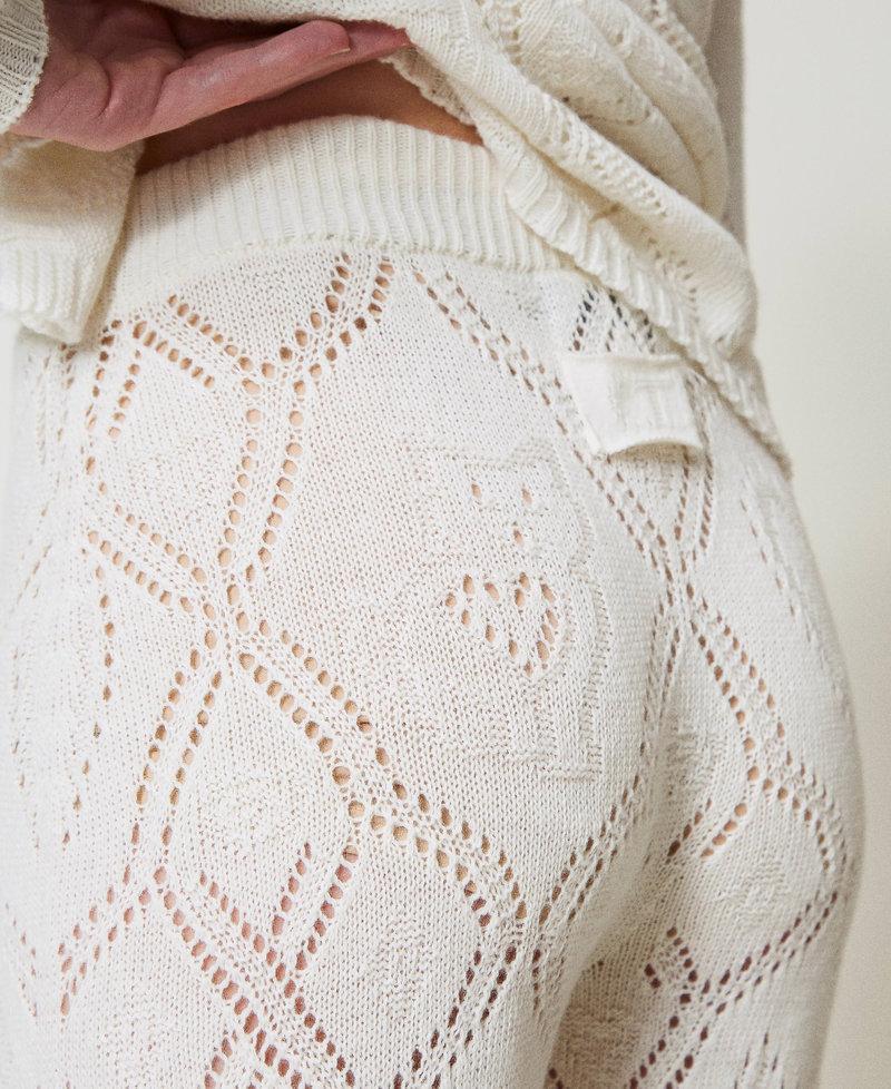 Scee by twin set Pantaloni seamless in filato Treeblend In Linea