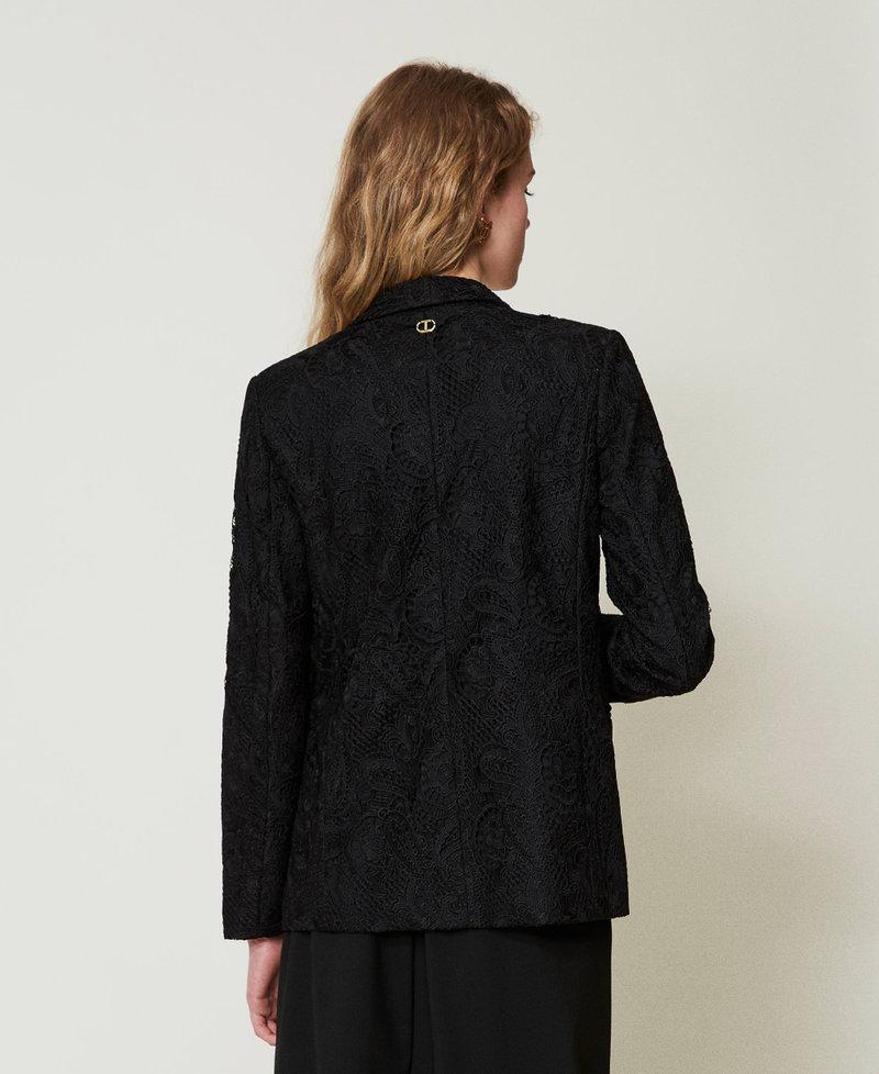 Scee by twin set Giacca blazer in pizzo macramè Promozione Limitata