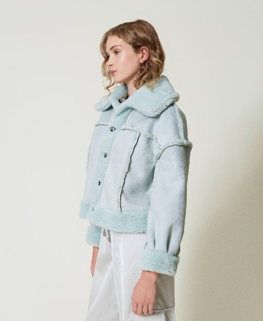 Scee by twin set Giacca reversibile con faux fur I Più Venduti