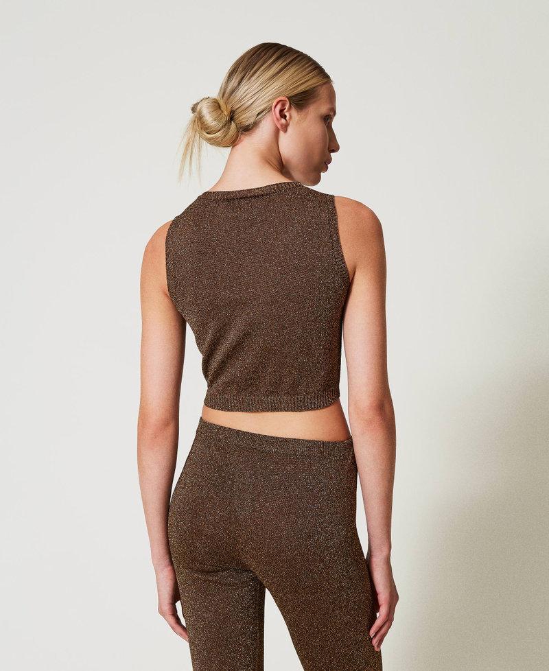 Scee by twin set Top in maglia con lurex Sconto di tempo limitato