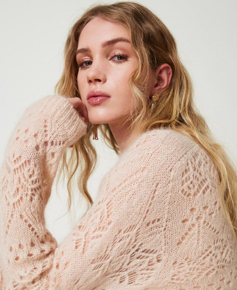Scee by twin set Maglia in misto mohair mix di punti Fornitura limitata