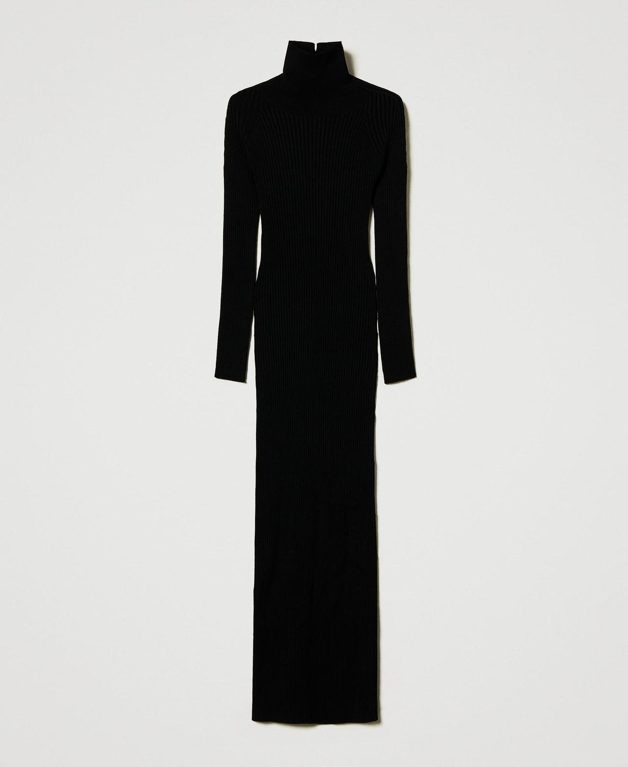 Scee by twin set Abito lungo in maglia con oblò Cyber Monday