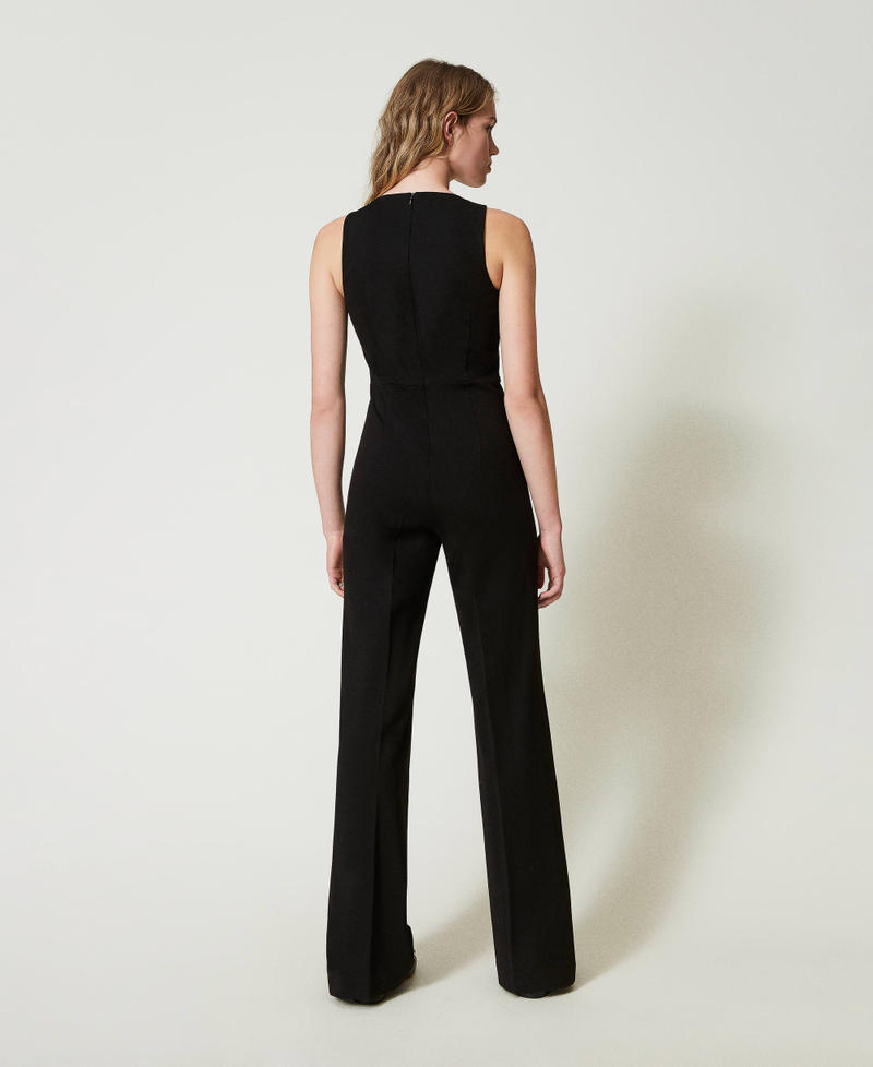 Scee by twin set Tuta flare con cinturino Oval T Offerta natalizia