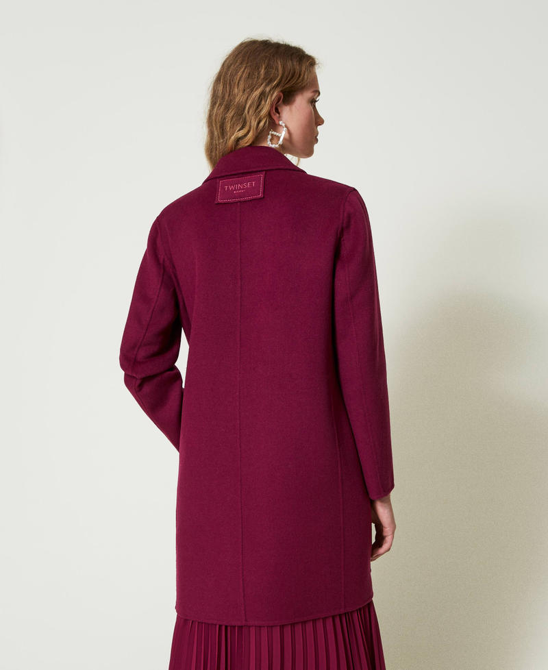Scee by twin set Cappotto in panno double misto lana Offerta per la Festa della Mamma