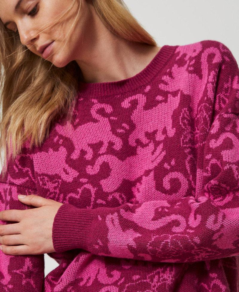 Scee by twin set Maglia jacquard in filato Treeblend Offerta San Valentino