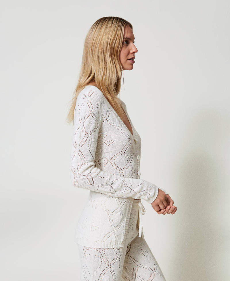 Scee by twin set Cardigan seamless in filato Treeblend Offerte esclusive