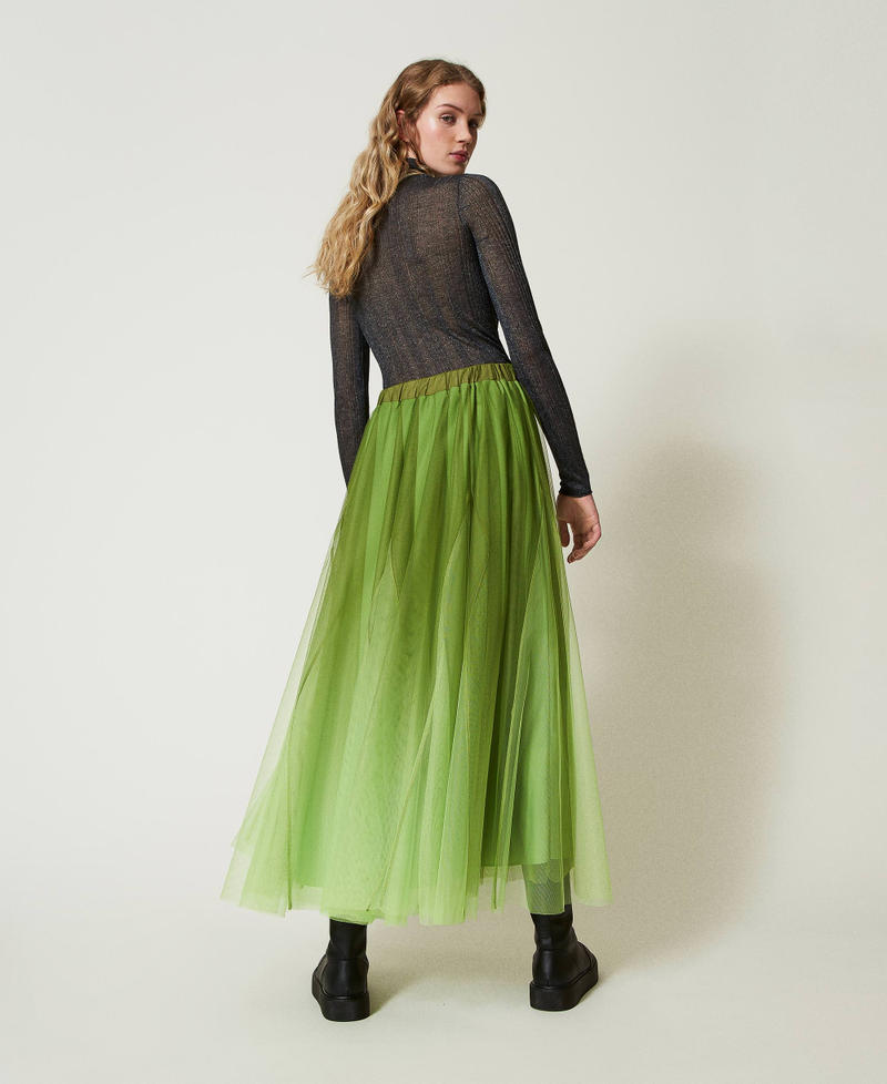 Scee by twin set Gonna in tulle con stampa dégradé Lightning offer
