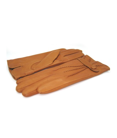Sermoneta Gloves Guanto in Nappa con cinturino fod cashmere Tan Fino Al -60%