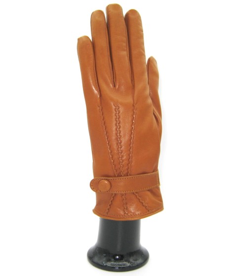 Sermoneta Gloves Guanto in Nappa con cinturino fod cashmere Tan Fino Al -60%