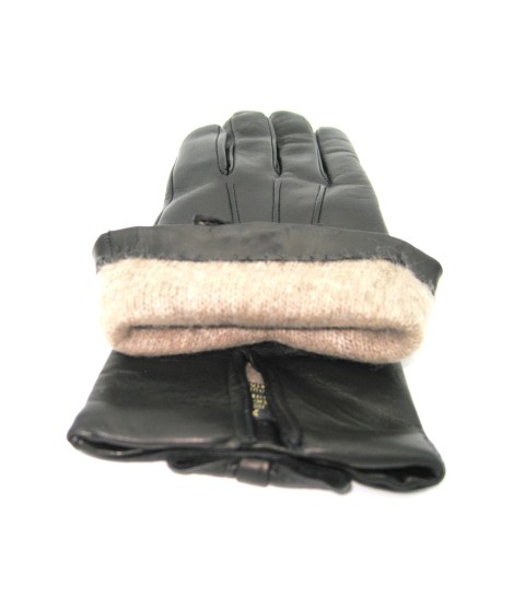 Sermoneta Gloves Guanto in Nappa con fiocchetto sul polso Nero Online