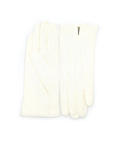 Sermoneta Gloves Guanti Nappa foderato cashmere Bianco Hotsell