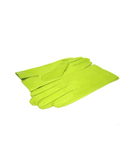 Sermoneta Gloves Guanto Nappa fodera seta Pistacchio In vendita