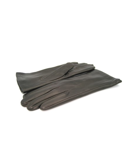 Sermoneta Gloves Guanto Nappa foderato Lapin T.Moro Nuovo
