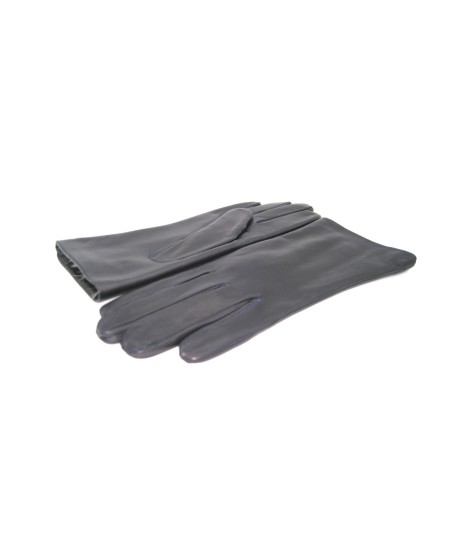 Sermoneta Gloves Guanto Nappa foderato Lapin Navy Qualità
