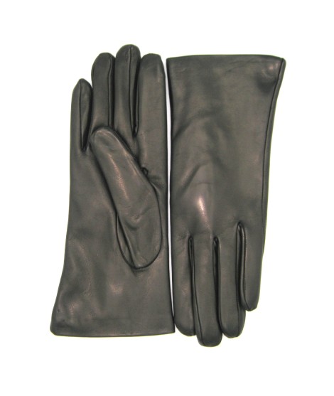 Sermoneta Gloves Guanto Nappa foderato Lapin Nero Vendita