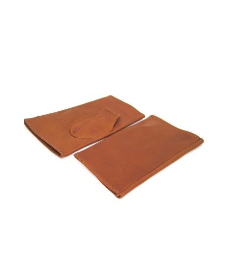 Sermoneta Gloves Manicotto in Nappa 2bt foderato seta Tan Prezzo di fabbrica