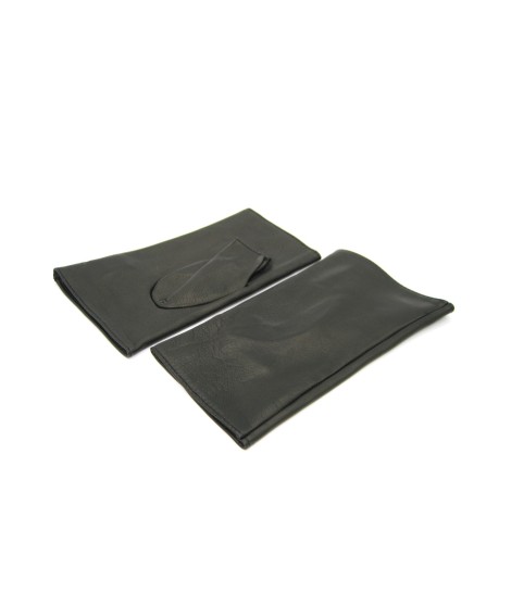 Sermoneta Gloves Manicotto in Nappa 2bt foderato seta Nero Comprare a buon mercato