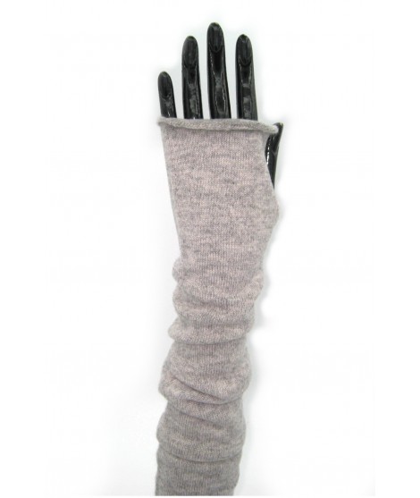 Sermoneta Gloves Manicotto in 100% cashmere 10bt Grigio scuro Smaltimento dello stoccaggio
