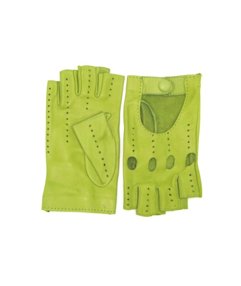 Sermoneta Gloves Guanto Guida sfoderto 1/2 dita Pistacchio Offerta temporanea