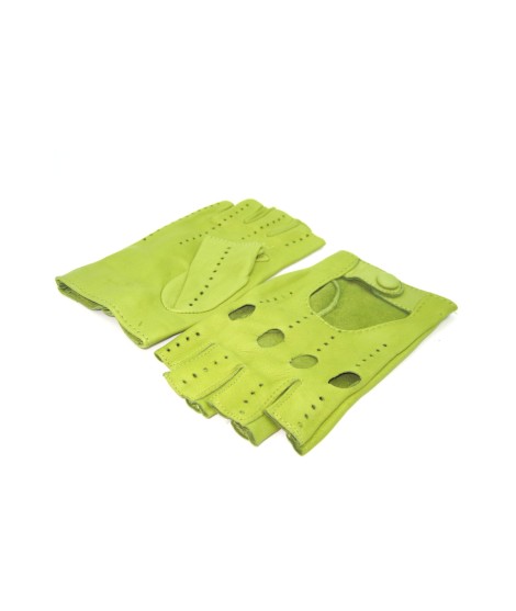Sermoneta Gloves Guanto Guida sfoderto 1/2 dita Pistacchio Offerta temporanea