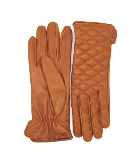 Sermoneta Gloves Guanto in Nappa trapuntato 2bt fodera cashmere Tan Nuovi prodotti