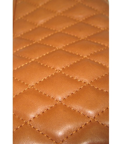 Sermoneta Gloves Guanto in Nappa trapuntato 2bt fodera cashmere Tan Nuovi prodotti