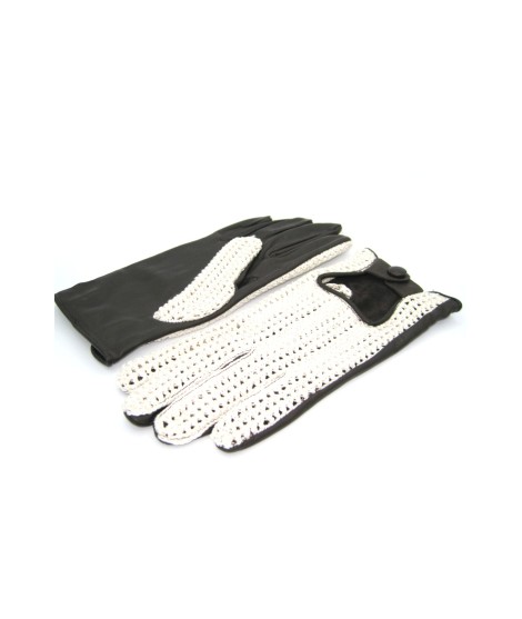 Sermoneta Gloves Guanto Guida in Nappa e Corda dita intere T.Moro Shopping online