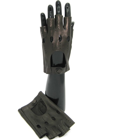 Sermoneta Gloves Guanto Guida in Nappa mezze dita T.Moro Cyber Monday