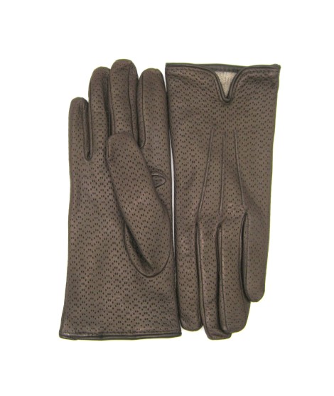Sermoneta Gloves Guanti in Nappa foderato cashmere Testa di Moro Vendita Economica