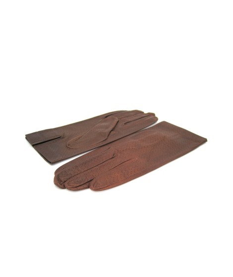 Sermoneta Gloves Guanto in Nappa sfoderato Mink Saldi Di Fabbrica