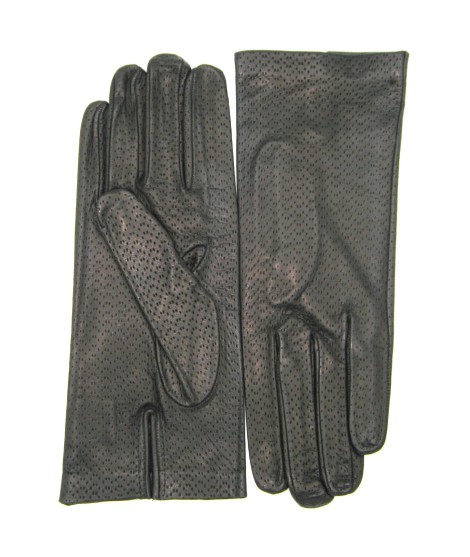 Sermoneta Gloves Guanto in Nappa sfoderato Nero Negozio