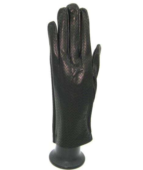 Sermoneta Gloves Guanto in Nappa sfoderato Nero Negozio