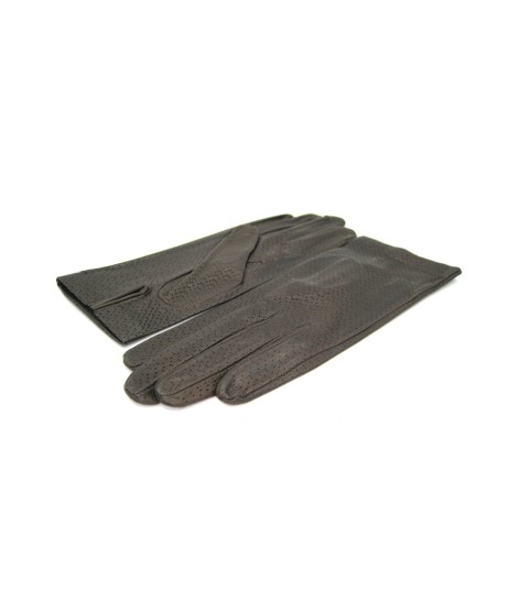 Sermoneta Gloves Guanto in Nappa sfoderato Testa di Moro In Saldo