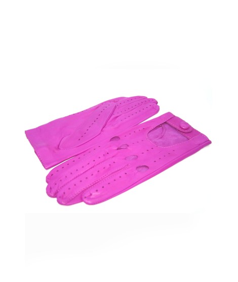 Sermoneta Gloves Guanto Guida in Nappa sfoderato dita intere Fucsia Negozio online di fabbrica