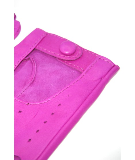 Sermoneta Gloves Guanto Guida in Nappa sfoderato dita intere Fucsia Negozio online di fabbrica