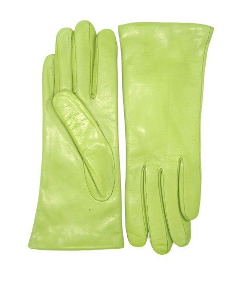 Sermoneta Gloves Guanto Nappa foderato cashmere Verde Pistacchio Offerta Giorno del Papà