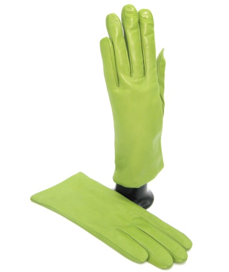 Sermoneta Gloves Guanto Nappa foderato cashmere Verde Pistacchio Offerta Giorno del Papà