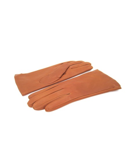 Sermoneta Gloves Guanto Nappa foderato cashmere Tan Latest fashion