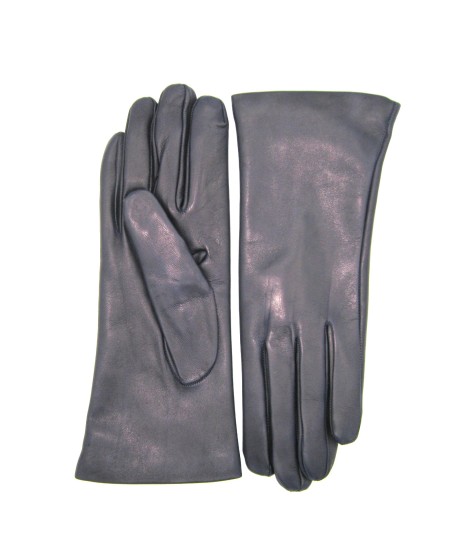 Sermoneta Gloves Guanto Nappa foderato cashmere Navy Grandi sconti