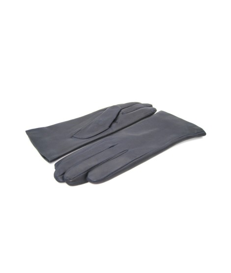 Sermoneta Gloves Guanto Nappa foderato cashmere Navy Grandi sconti